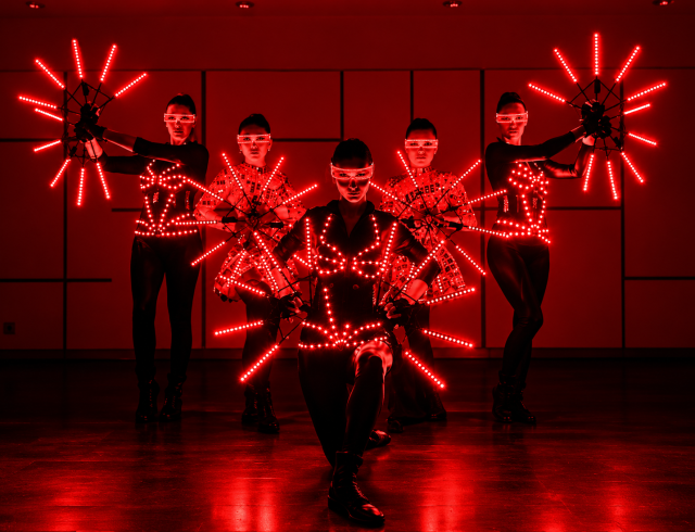Matrix světelná show