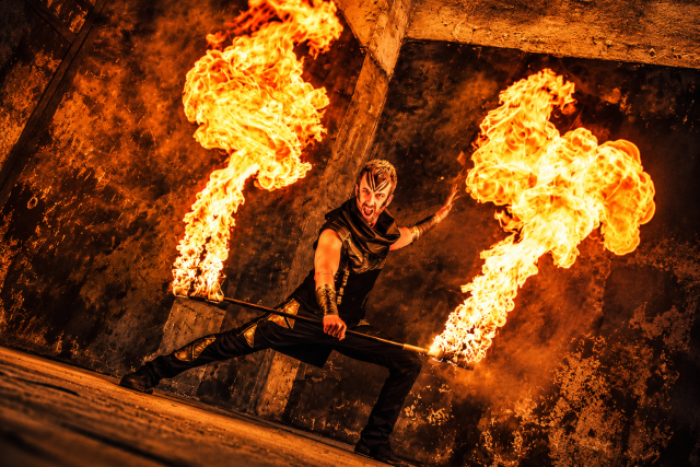 Rocková Fire show