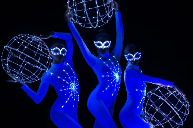 Light show Dynamic Crystal
