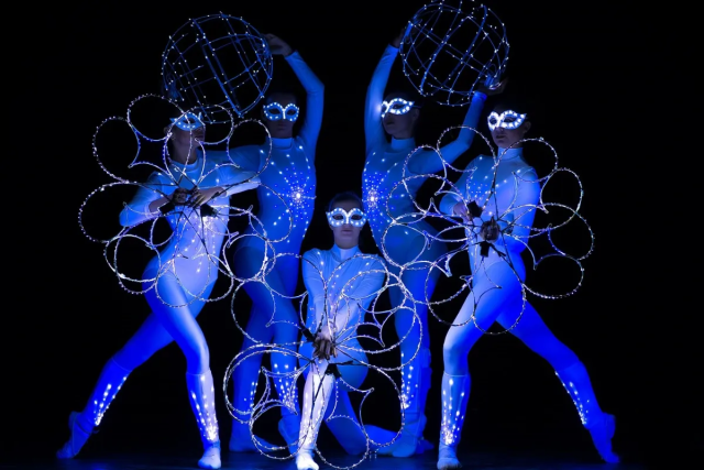 Light show Dynamic Crystal