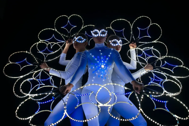 Light show Dynamic Crystal