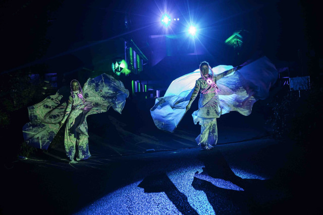 LED show s projekcemi