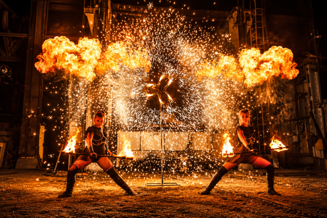 Rocková Fire show