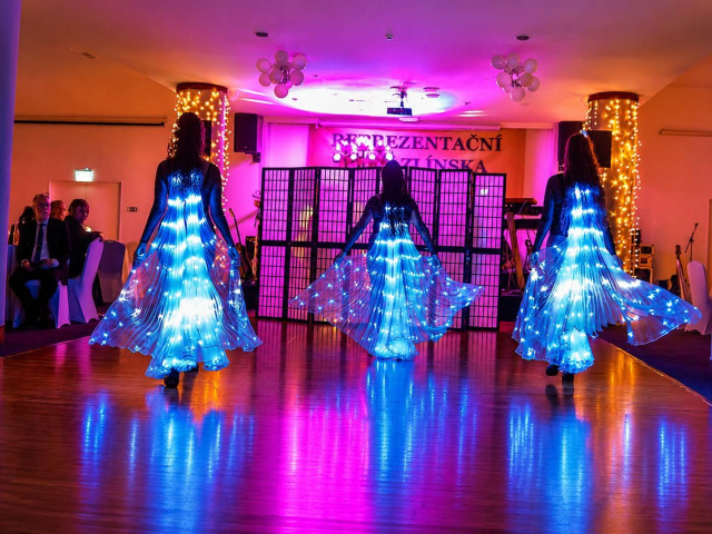 Bond girls LED show