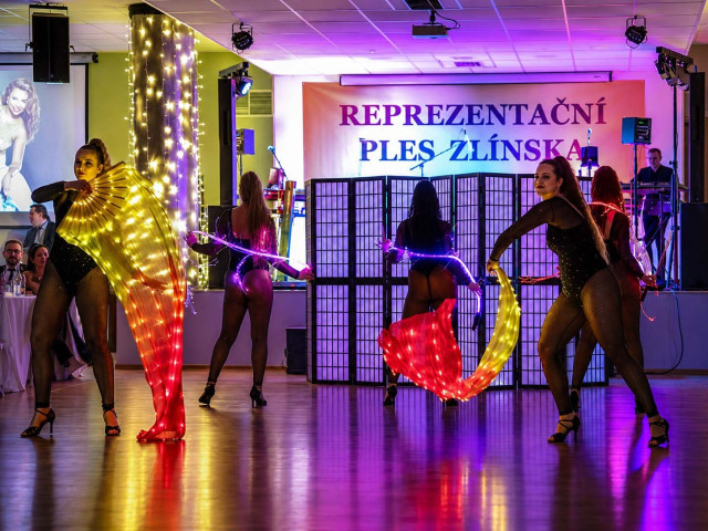 Bond girls LED show