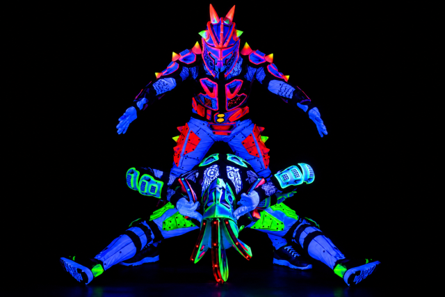 UV robotická light show