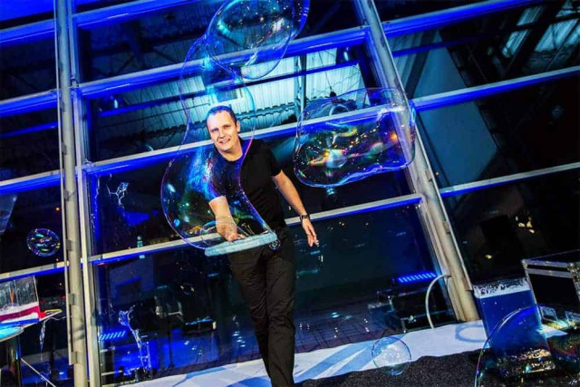Profesionální bubble show