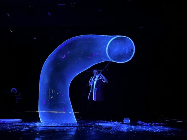 Světelná bublinová show