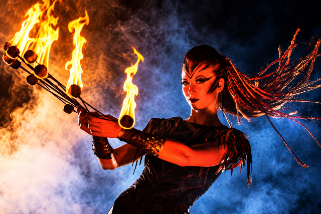Rocková Fire show