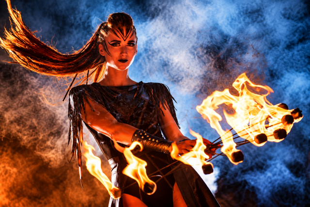Rocková Fire show