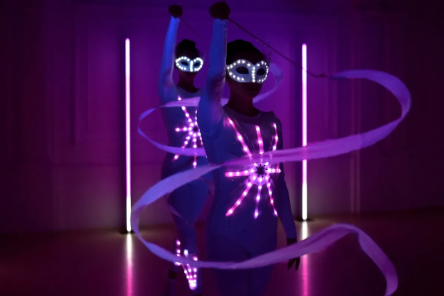 Light show Dynamic Crystal