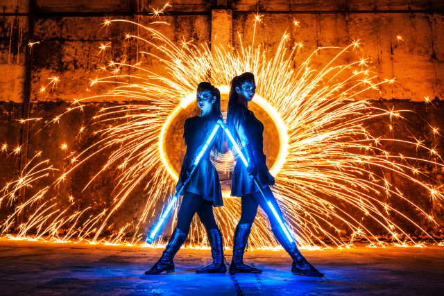 Rocková Fire show