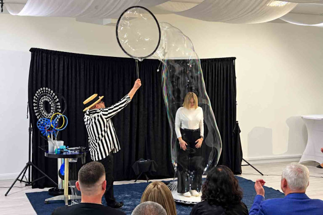 Bublinová show