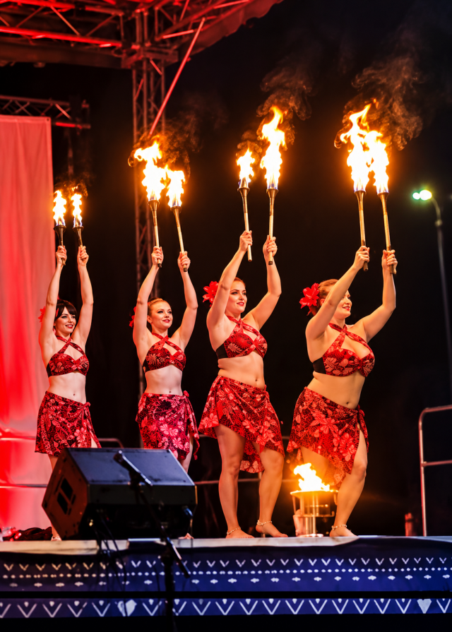 Polynéská ohňová show