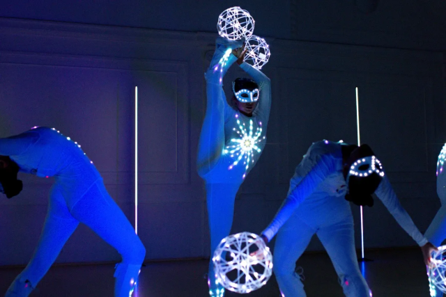 Light show Dynamic Crystal
