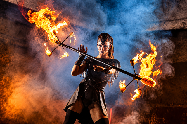 Rocková Fire show