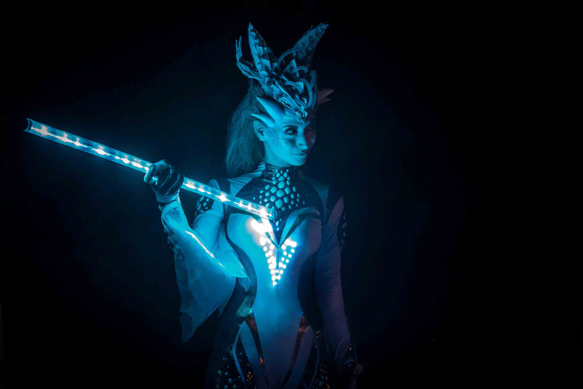 Alien světelná show