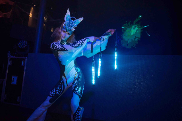 Alien světelná show
