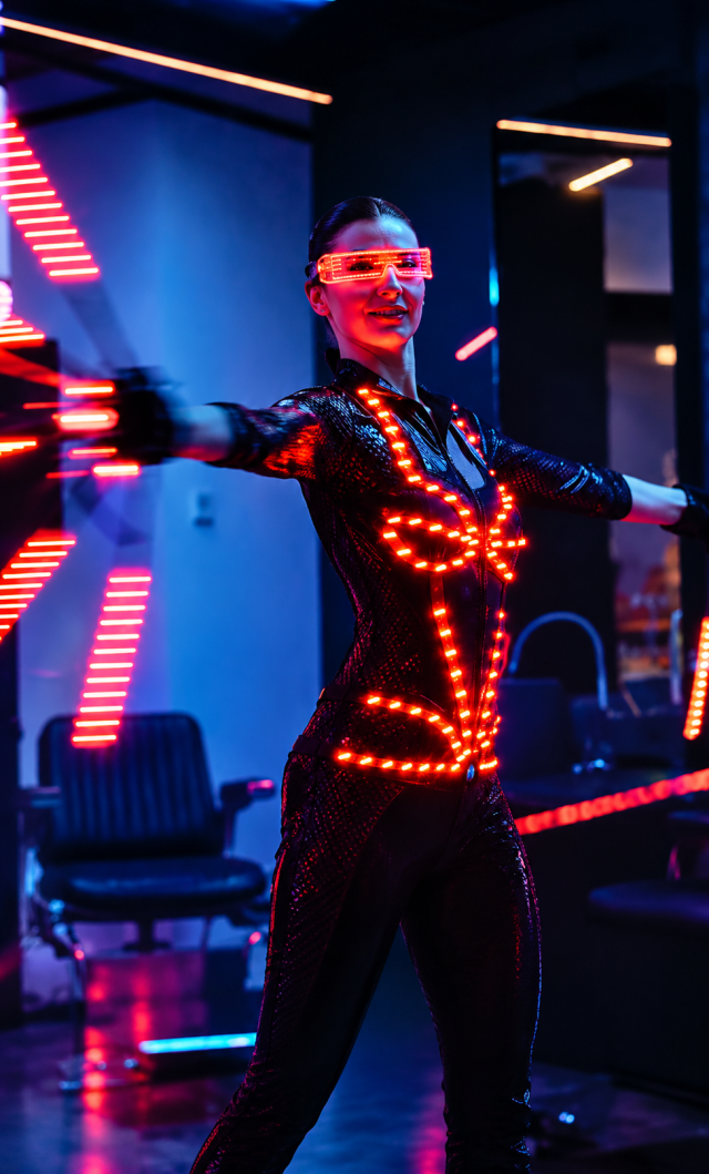Matrix světelná show