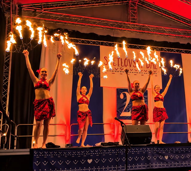 Polynéská ohňová show