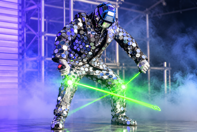 Light dance show