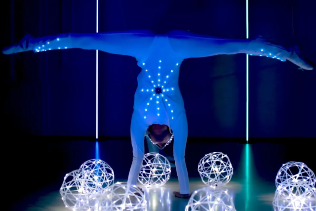 Light show Dynamic Crystal