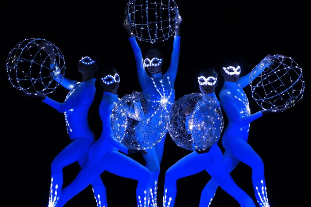 Light show Dynamic Crystal