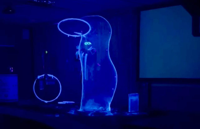 Světelná bublinová show