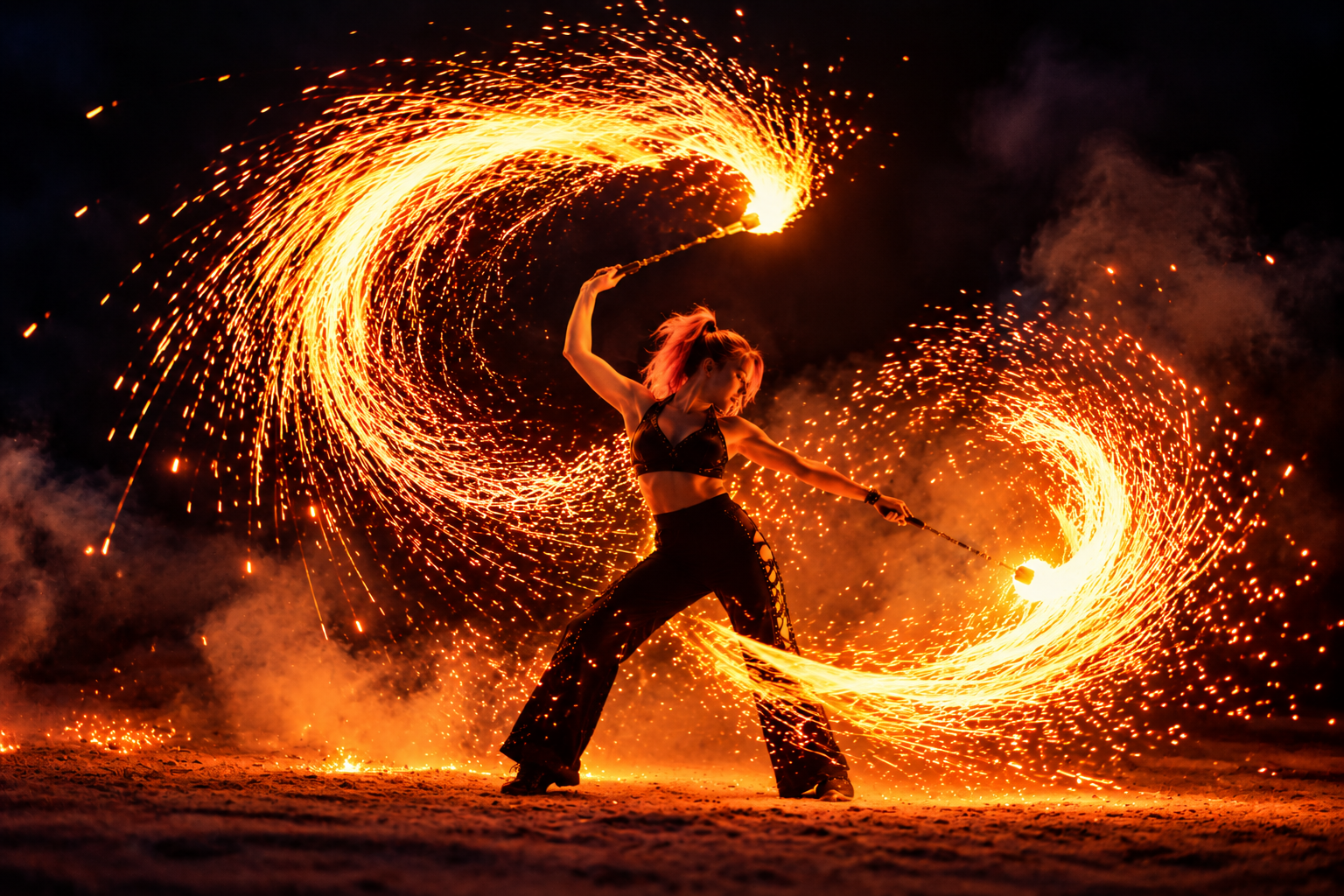 Fire show